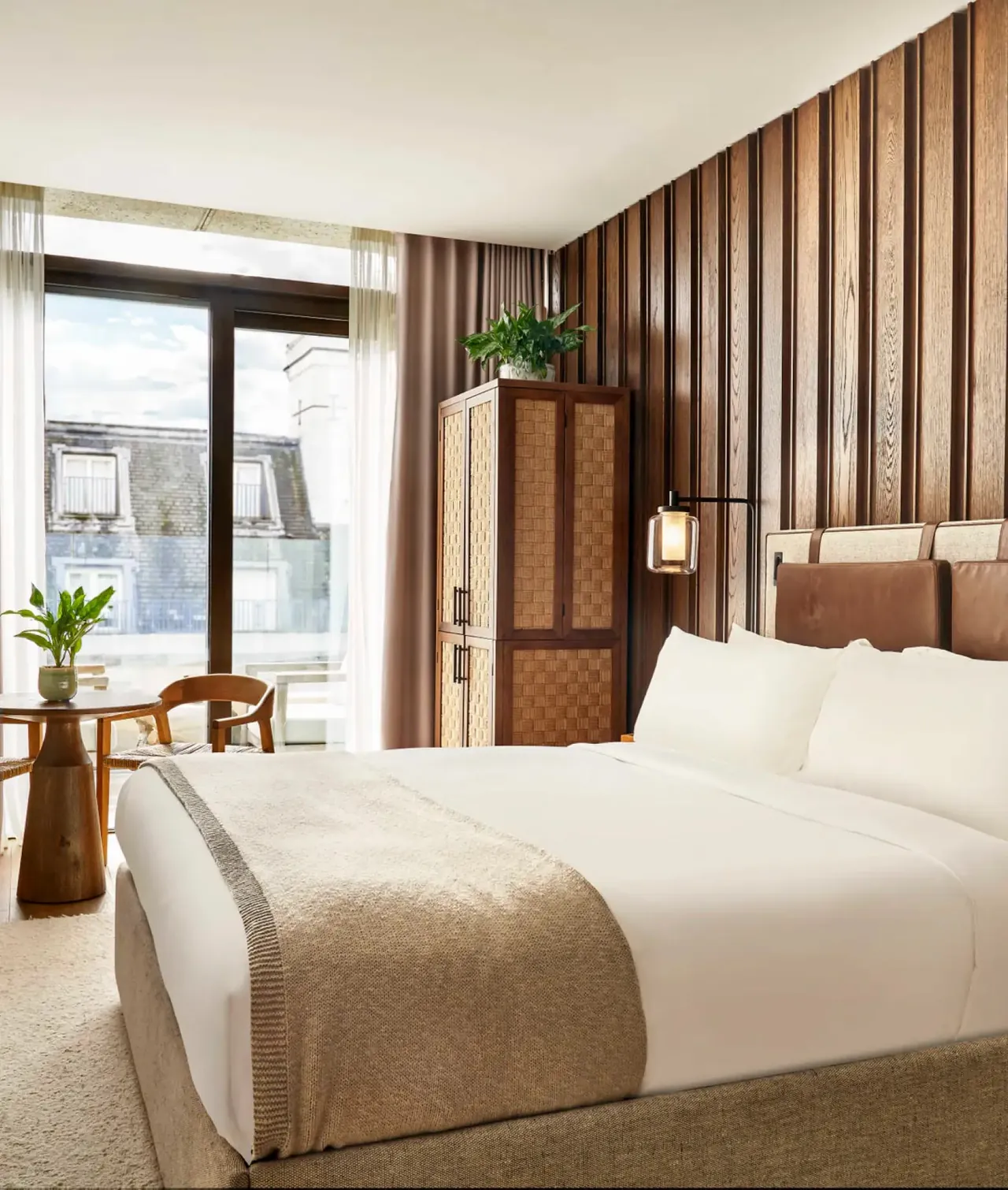 A Terrace King room with a door opening onto a private terrace.